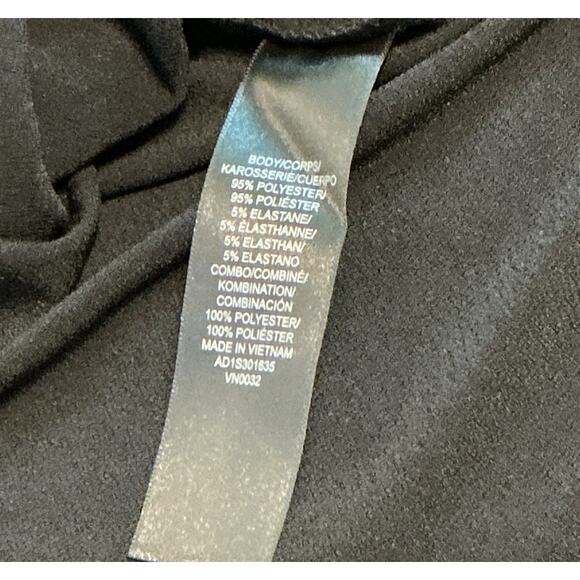 Adrianna Papell Striped Collared Knit V-Neck Flutter Sleeve Top Womens Small NWT - Picture 12 of 13